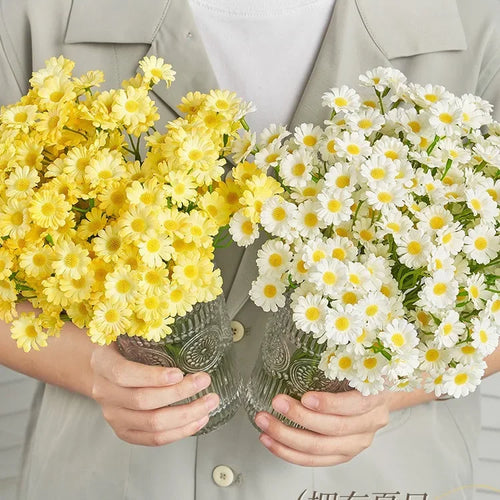 60 artificial daisies heads for various decorations - view 2