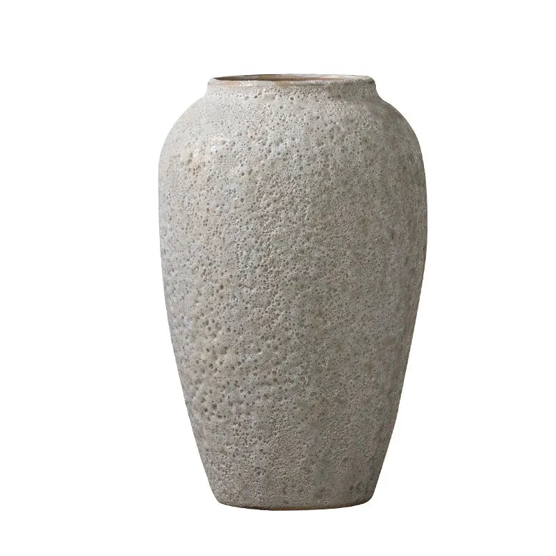 Retro Literary Creative Old Hydroponic Ceramic Vase, High-end Home Decoration, Flower Arrangement, Porch Living Room Decoration - view 5