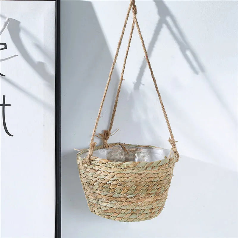 Macrame hanging gardener for indoor and outdoor plants - view 4