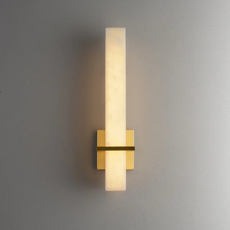 Light copper wall sconce LED light modern design for interior