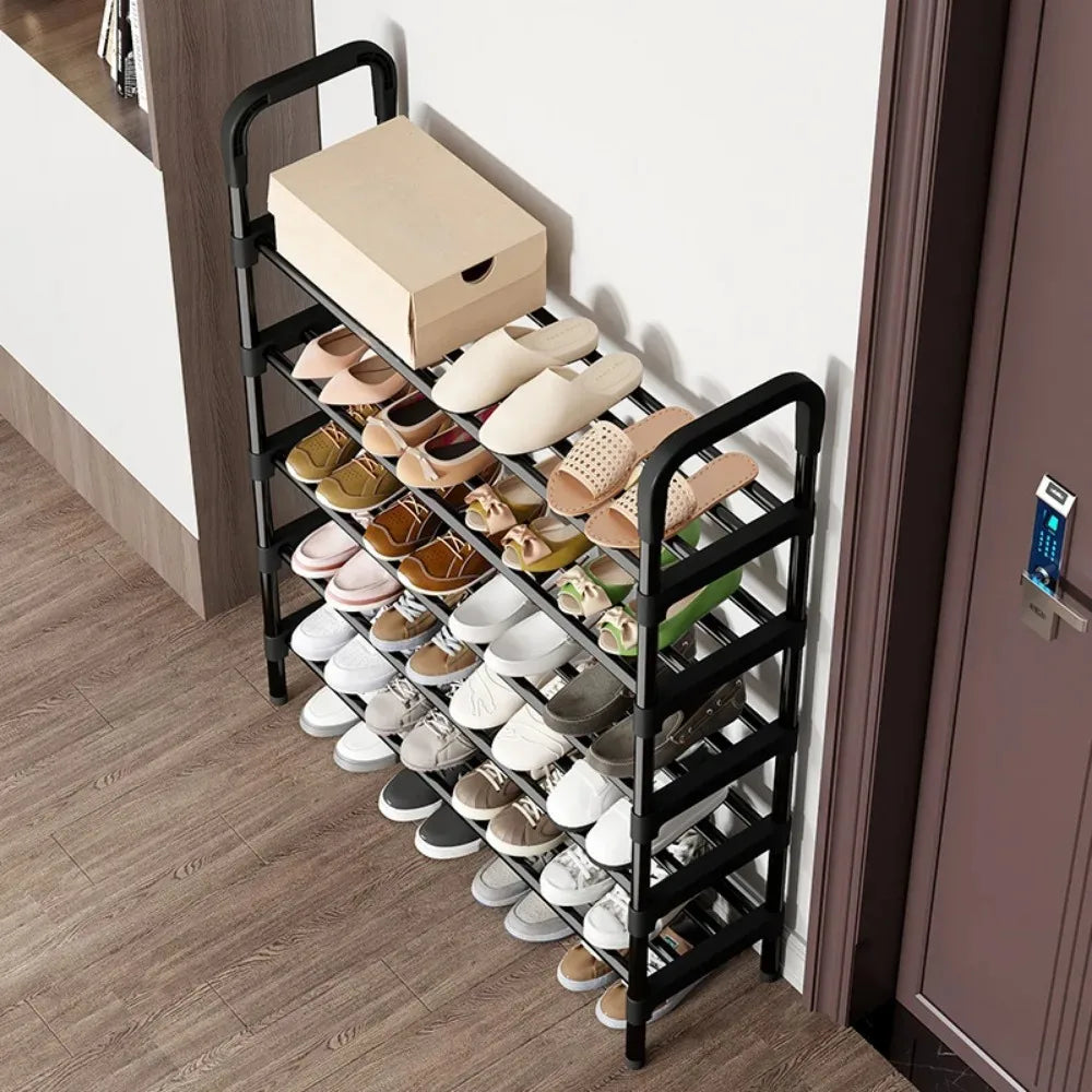 Metal shoe shelf with 5 levels gain of trendy place - view 3