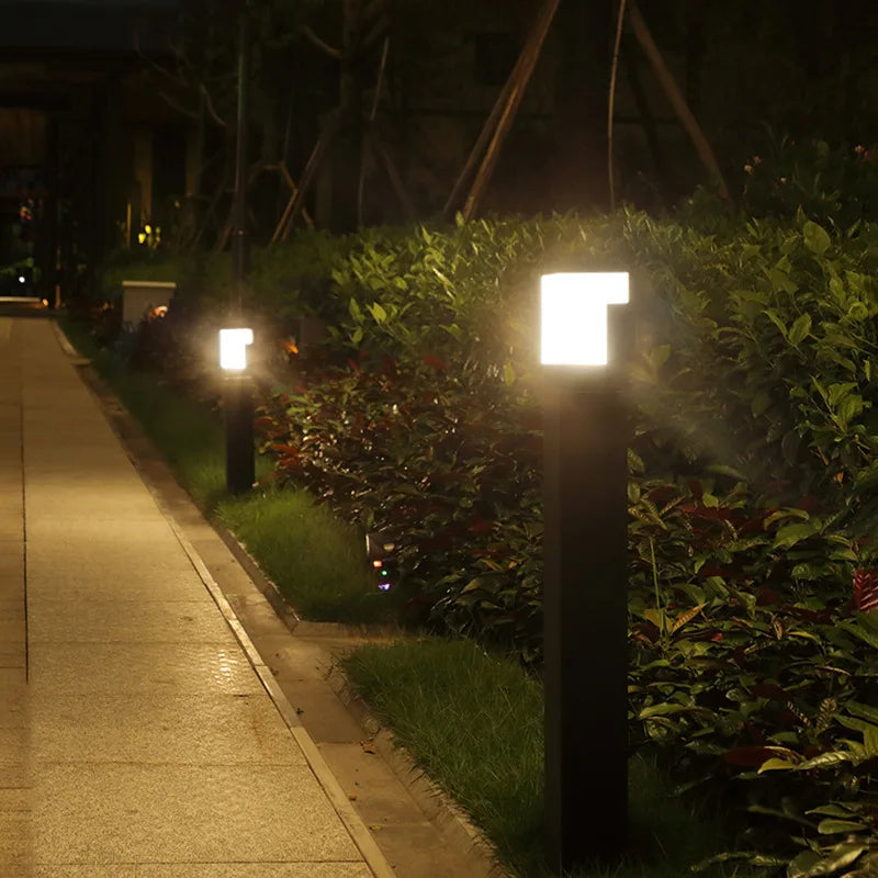 Waterproof modern outdoor lamp for garden and path