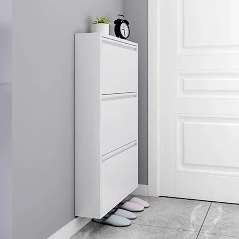 Modern wooden shoe shelf for elegant interior storage - view 4