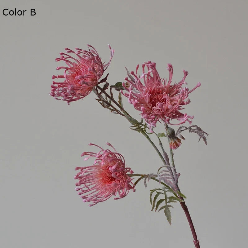 Artificial leucospermum flowers for wedding decoration - B 1 Piece