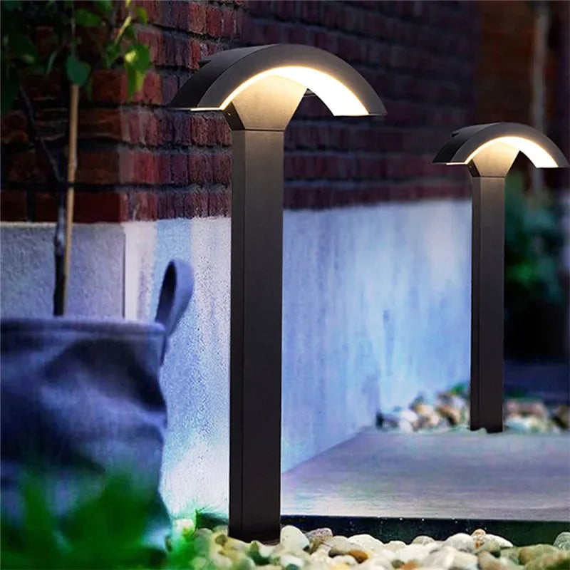 Outdoor led garden lamp contemporary design for villa - view 6
