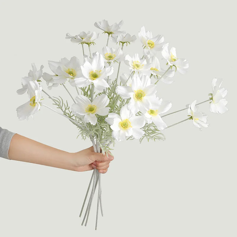 Camomile silk artificial high quality flower for party decorations - view 2