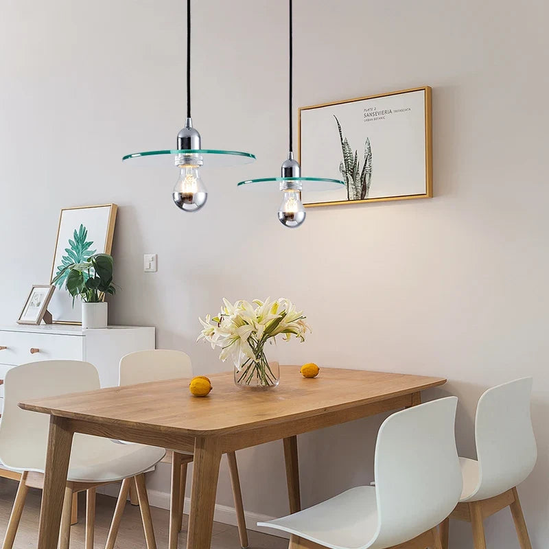 UFO glass chandelier for coffee and restaurant - view 2