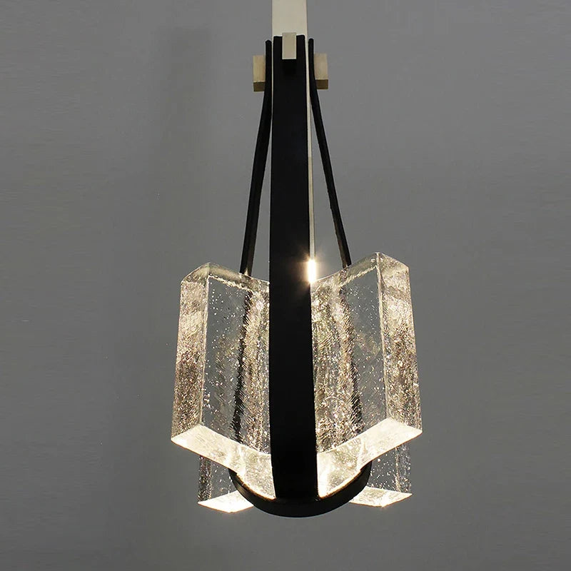 Modern design crystal chandelier for restaurants bars and cafes - view 5