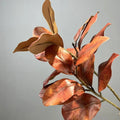 Artificial green plants decoration garden branch of magnolia - Orange Red