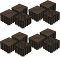5 cm Acacia Wood Interlocking Deck Tiles Waterproof