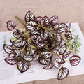 Plastic Artificial Plants For Home decor, False Plants Artificial Wall Grass Jungle Party Supplies Greenery Garden Decoration - Milky White