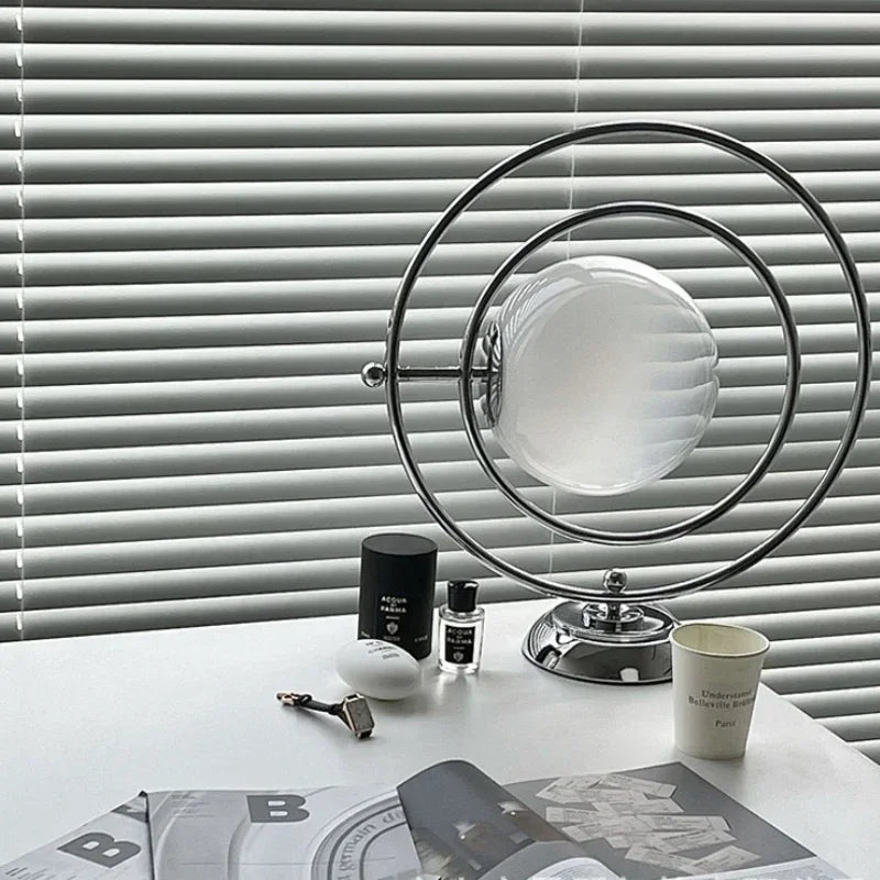Rotary glass desk lamp Italian design 2024 - view 5
