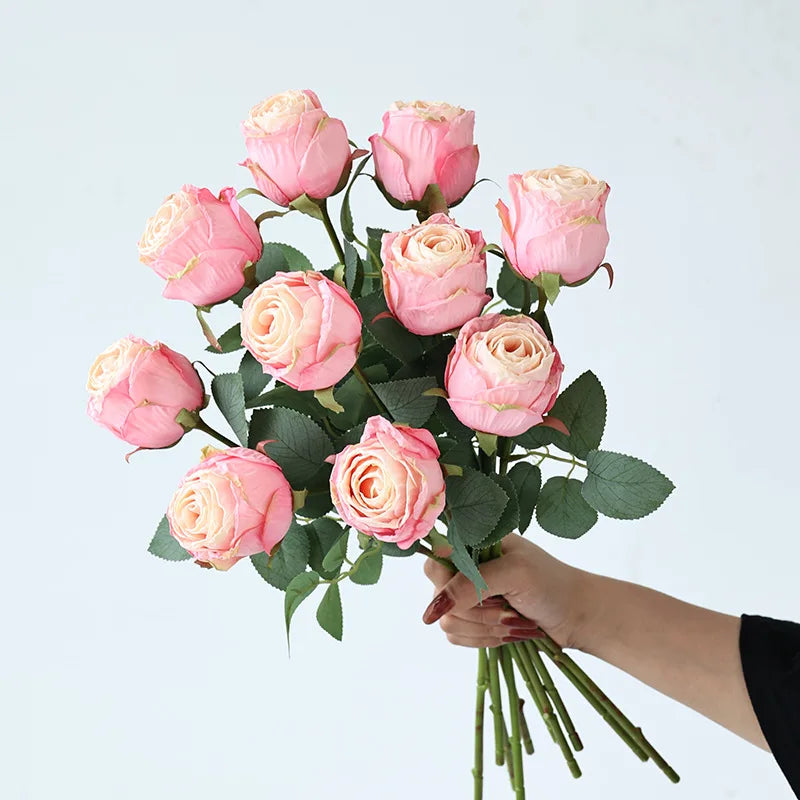 Artificial rose flower for wedding decoration and table