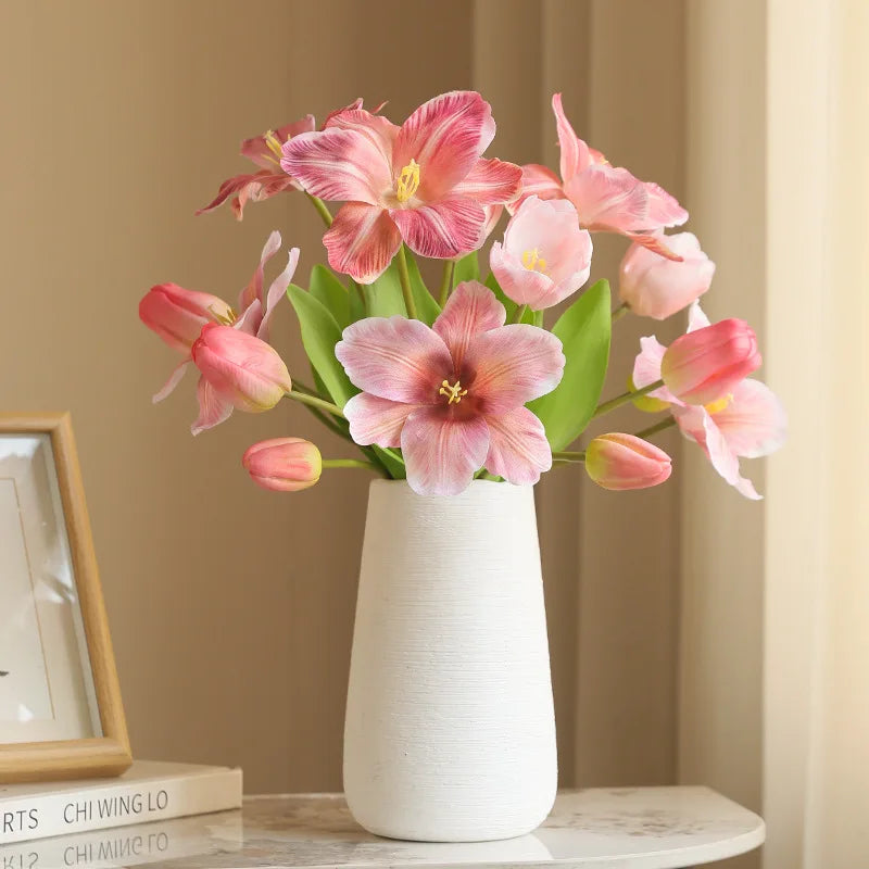 Artificial tulip flowers realistic wedding decoration luxury - view 3