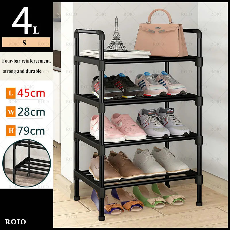 Easy to assemble and dust resistant shoe shelf - J4L