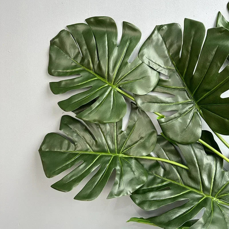 Artificial turtle leaves for interior decoration green plants - view 3