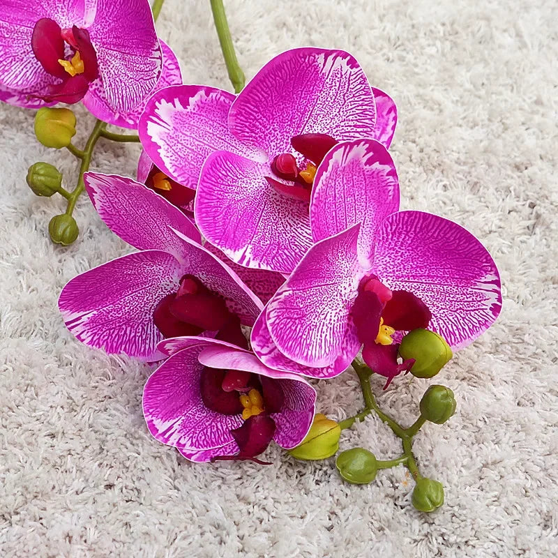 Artificial flowers orchids butterfly for wedding decoration - view 5