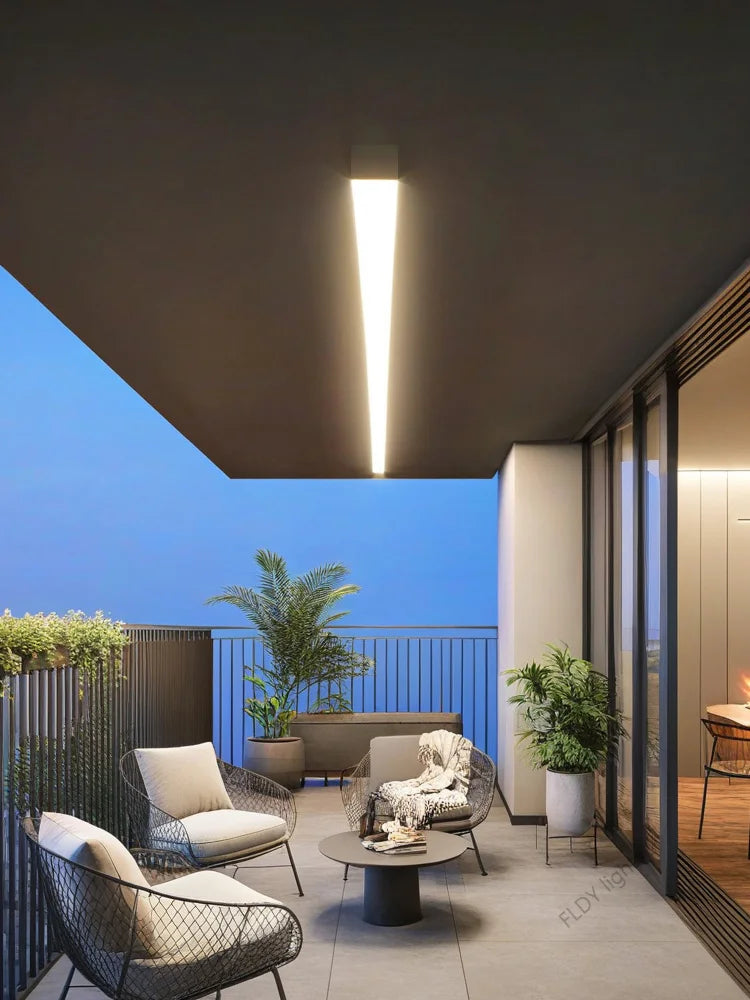Modern led wall sconce waterproof for outdoor garden - view 3