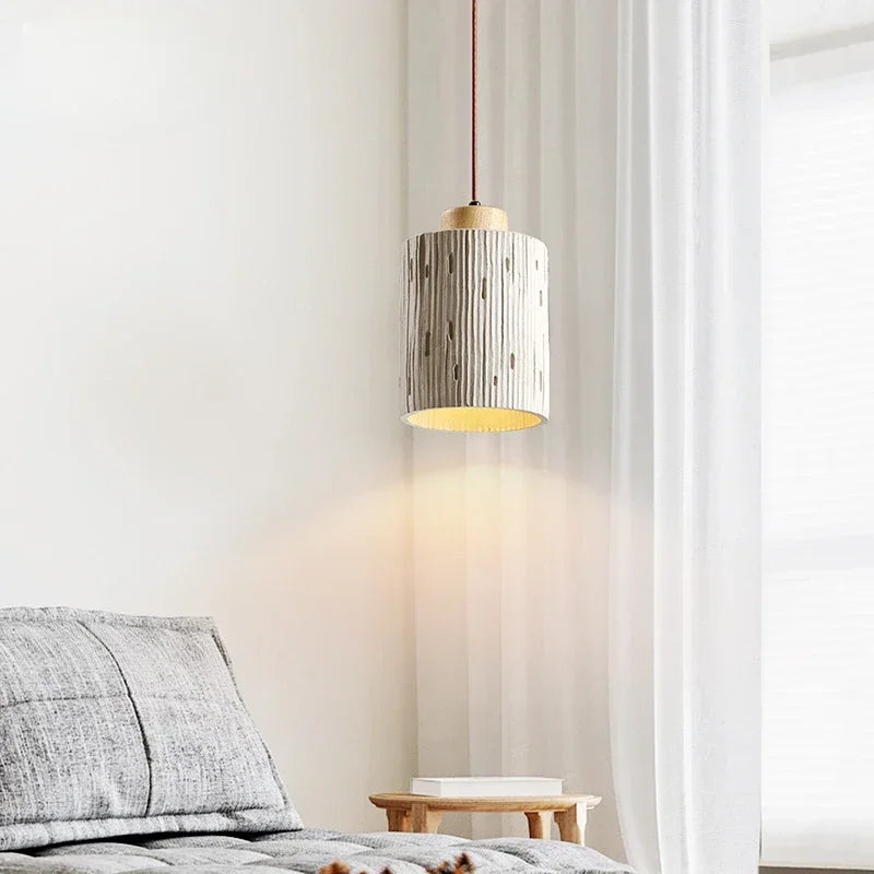 Retro style stone hanging chandelier for interior decoration - view 4