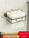 Wooden and aluminum towel holder wall organizer for shower accessories - PB180110220