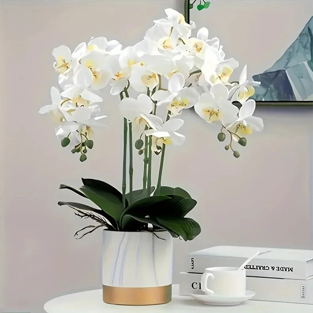 Artificial flower branches orchids for decoration and events - view 2