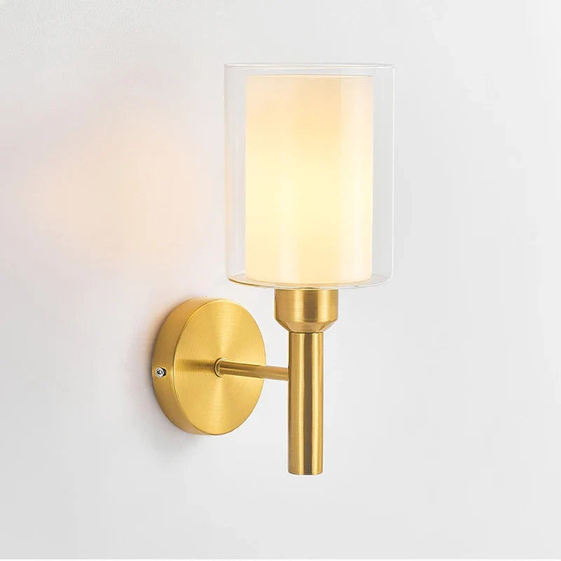 Art decorative luxury glass wall sconce for interior - view 5