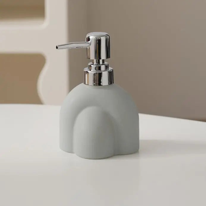 Ceramic soap dispenser for shampoo and portable water - P