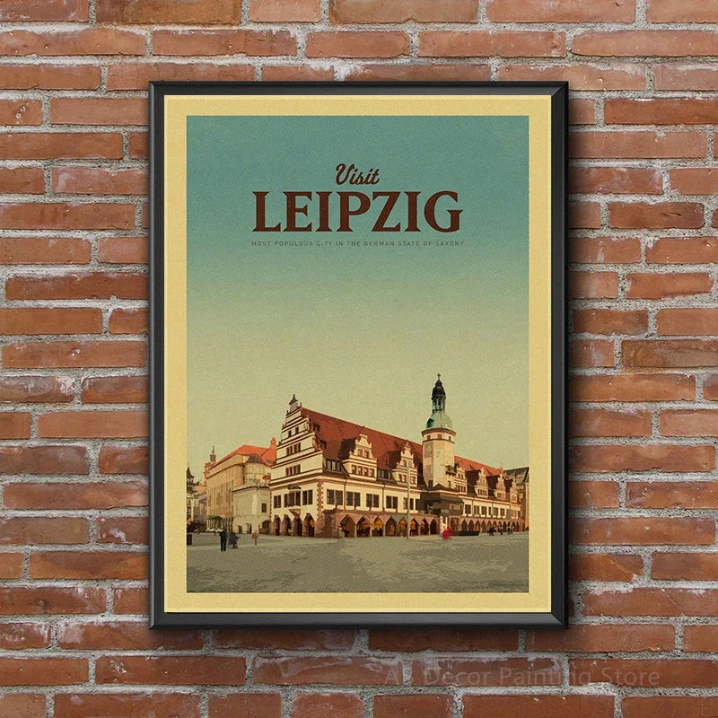 Vintage Travel Poster Wall Art for Tourism, Design 28 - view 6