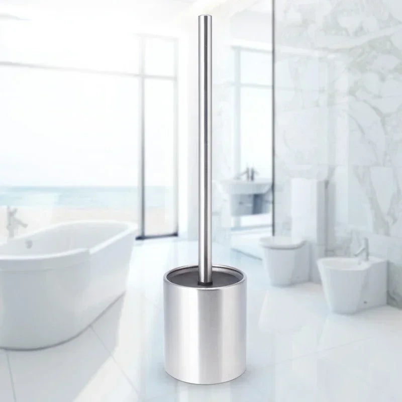 Stainless steel brush set with creative long handle