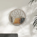 40x3 cm sand mirror iron for indoor use, home decoration wall decal living room decoration - view 7