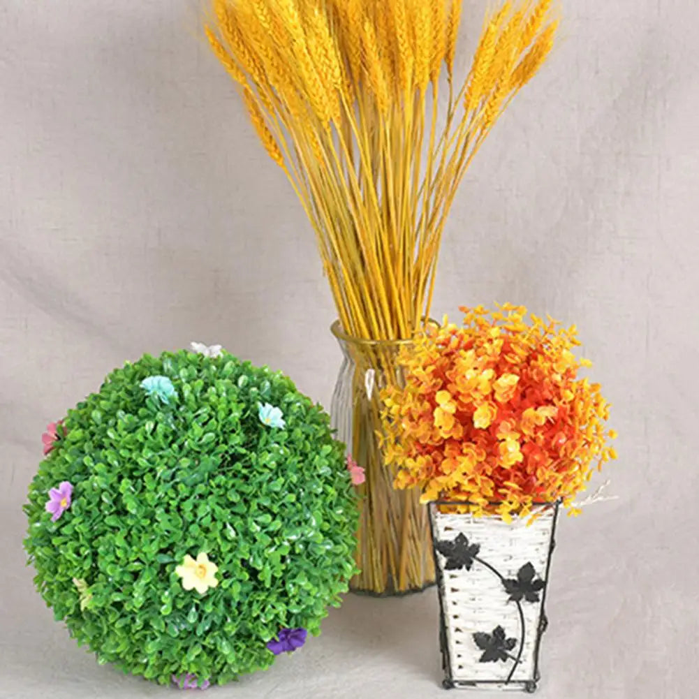 Decorative artificial topiary ball for uv resistant garden - view 2
