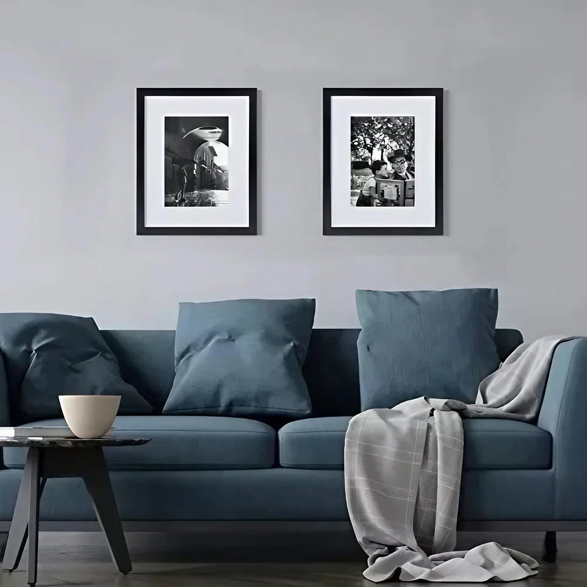 Versatile photo frames in different sizes, suitable for wall or table display, modern design, suitable for home (Black) - view 6