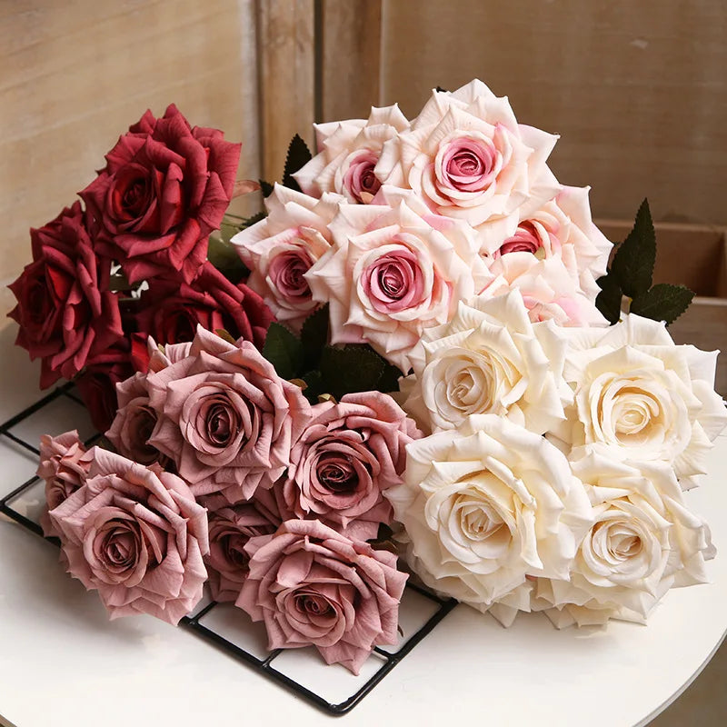Bouquet of artificial rose wines for interior and exterior decoration - view 2