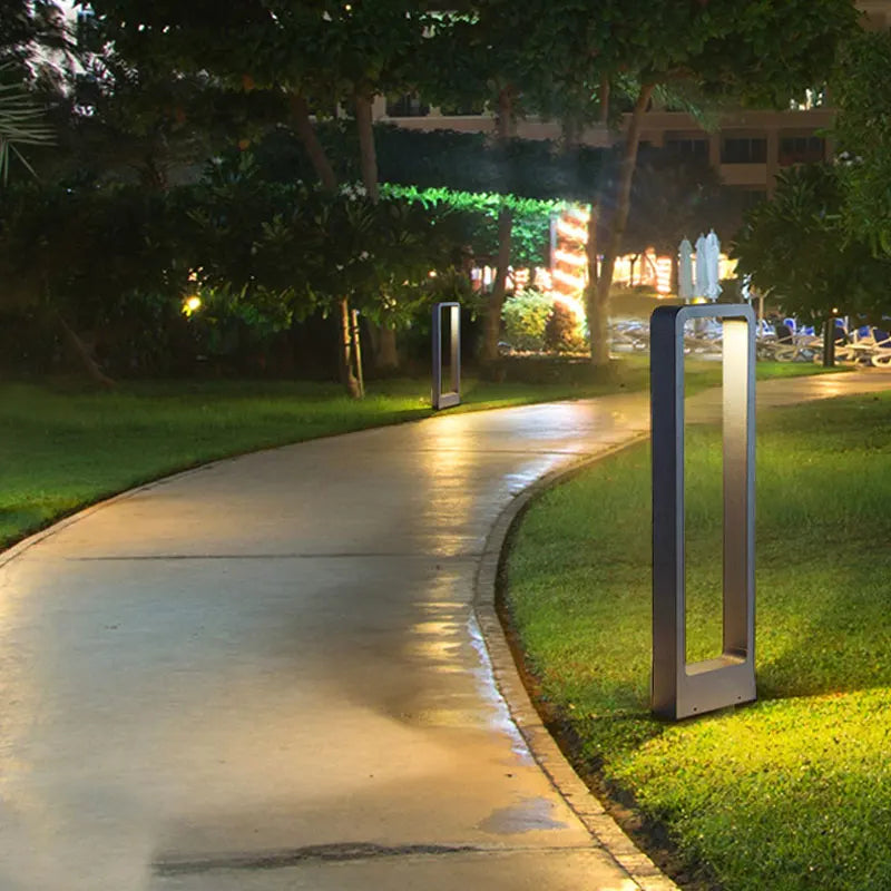 Modern led garden lamp in aluminum for outdoors and landscape - view 4