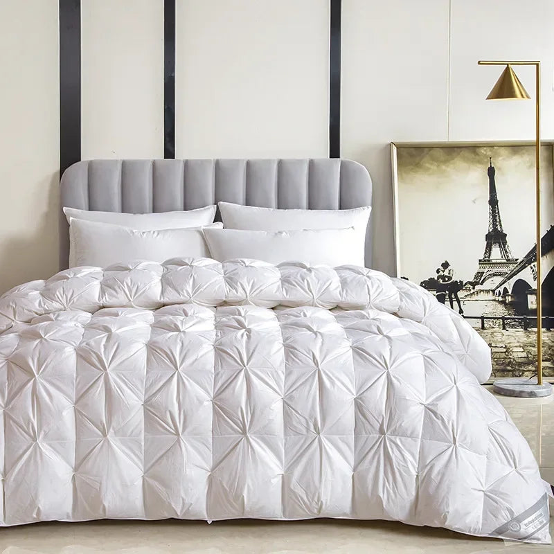Temperature controlled down quilt, white goose down quilt, single person cotton quilt with thickened core for warmth and comfort - view 3