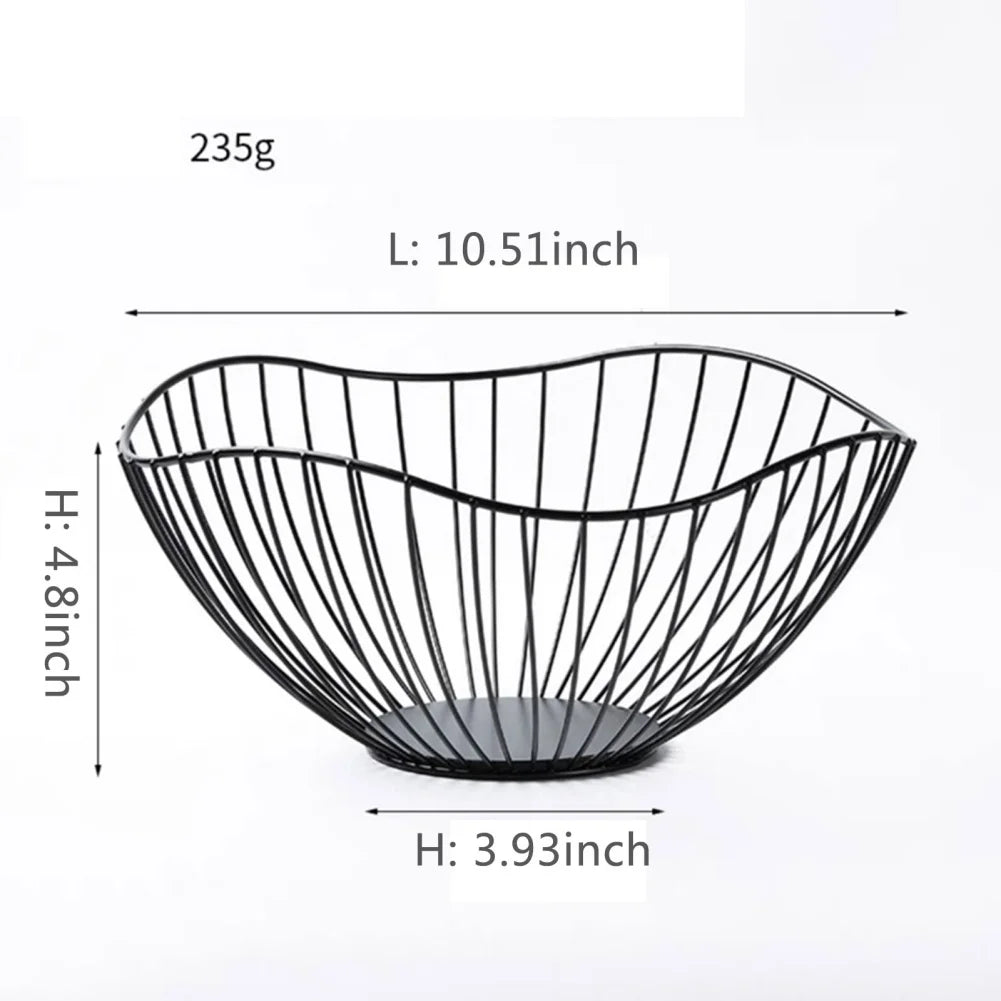 Metal basket for fruit vegetable bread and snacks - A1
