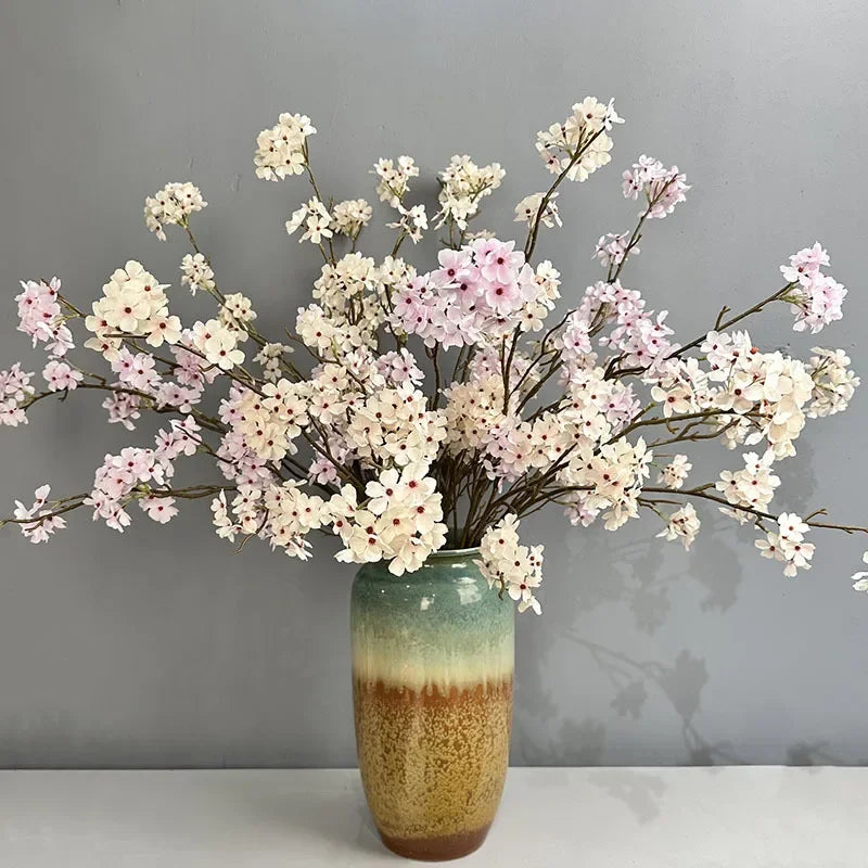 Artificial flowers long branches for elegant interior decoration - view 2