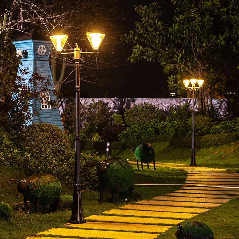 LED solar lamp for outdoor lighting garden and road - view 6