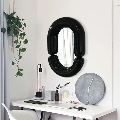 Decorative mirror oval wall mirror for room - 45x65cm 1