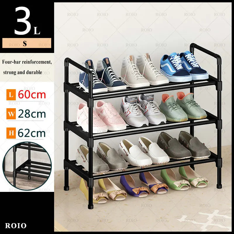 Easy to assemble and dust resistant shoe shelf - N3L