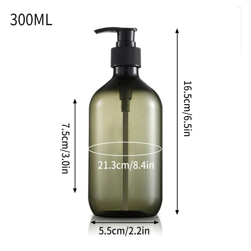 Refillable pump bottle for shampoo and shower gel - S2 300ML