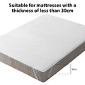 Fitted Sheet with Elastic Bands Non Slip Mattress Covers Waterproof for Single Double King Queen Bed,90/100/140/160/180/200cm - B / 100x200cm