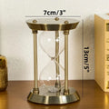 Retro decorative metal hourglass for European design office - Small Size