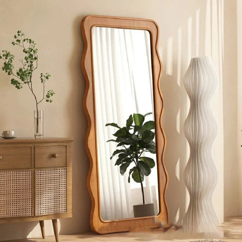 Luxury wooden courtesy mirror for interior decoration - view 3