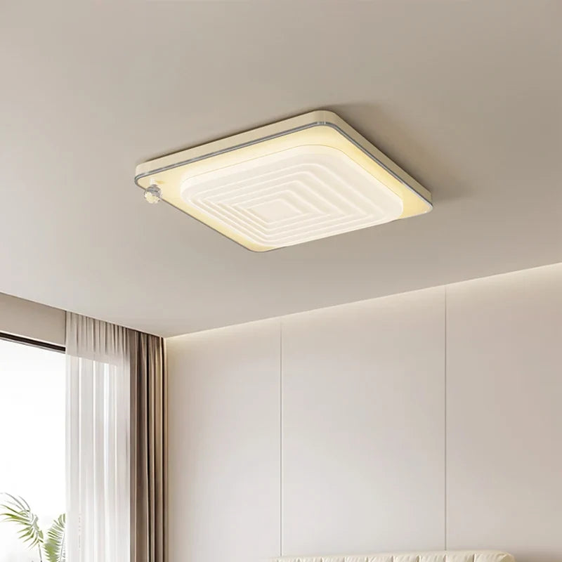Medieval style led ceiling lamp in elegant retro wood - view 4