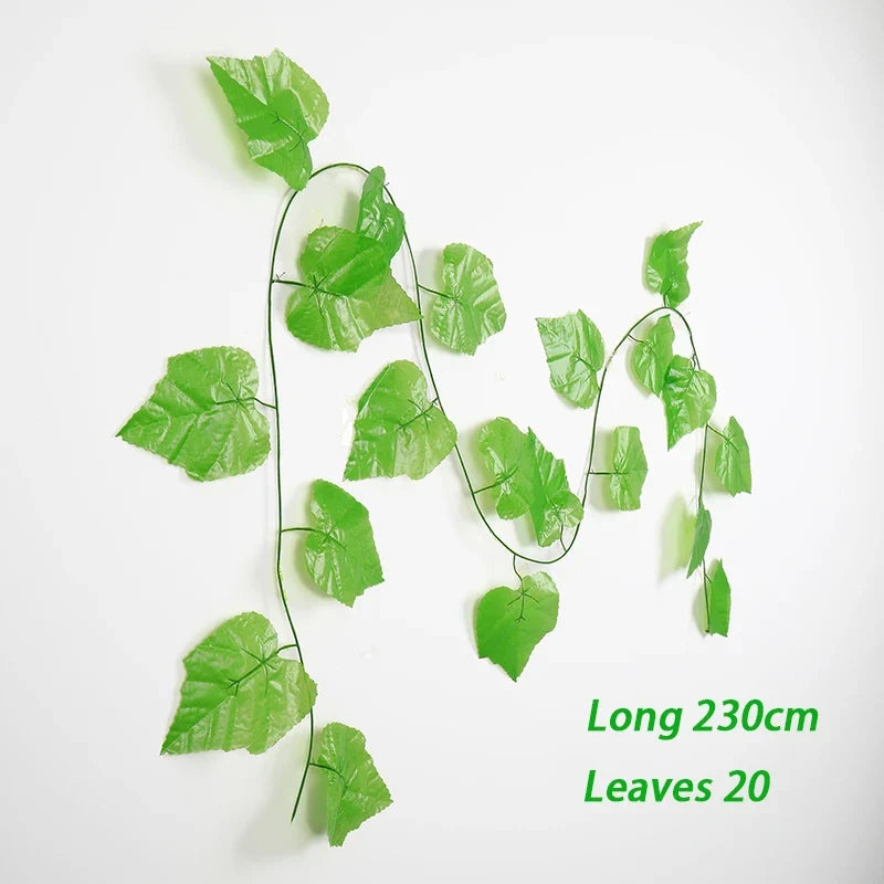 Artificial plant suspended ivy for wall decoration and wedding - Vine Leaves