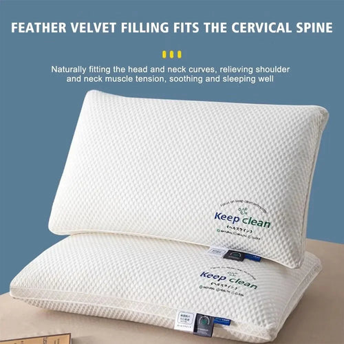 3D Neck Pillow with High Elasticity and Non Collapse, Soft Neck Protection, Single Person Sleeping Pillow, Hotel Home Bedding - view 2