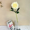 Branches of silk rose wines large artificial decorative flowers - Champagne