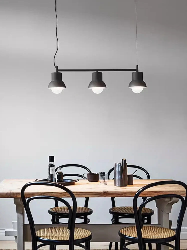 Modern Nordic chandelier minimalist three heads custom creative design - view 2