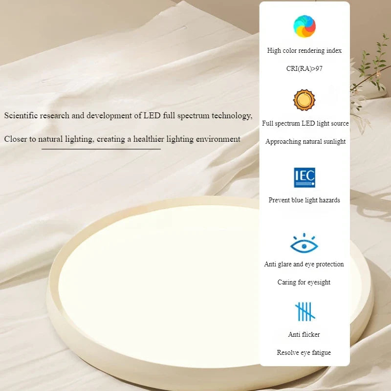 Modern light simple Nordic style aluminum with LED lights - view 6
